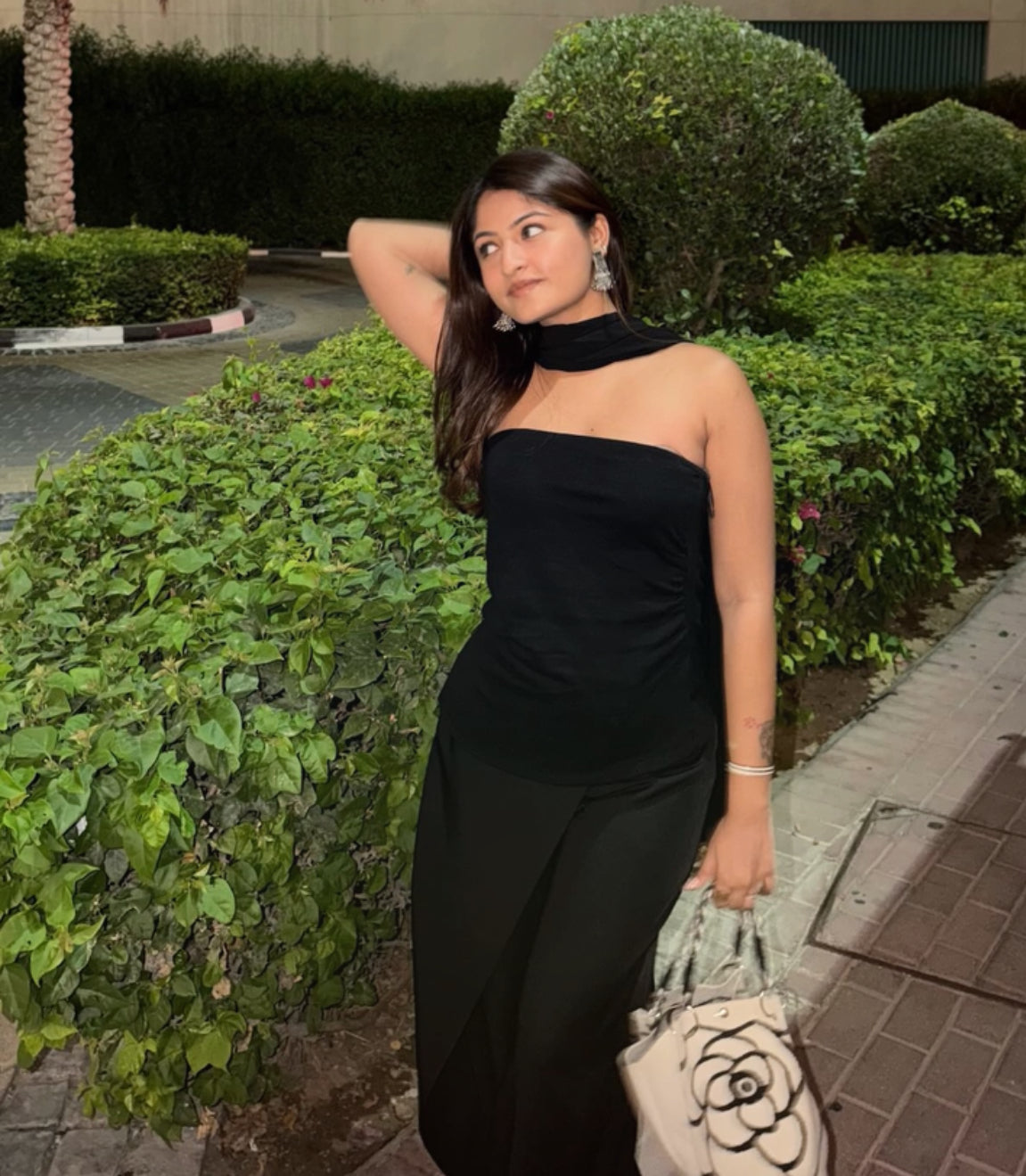 Pollie dress with scarf