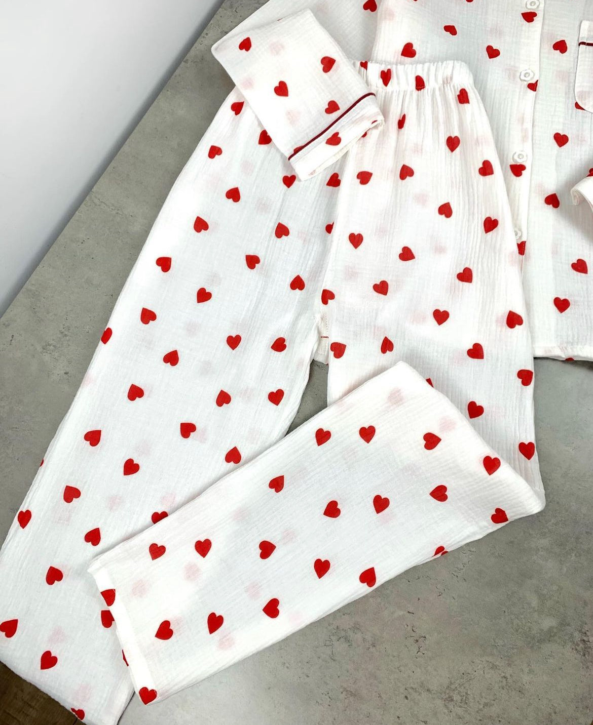 Little heart PJ set