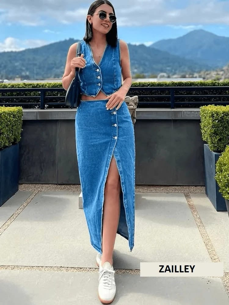 Sia denim set