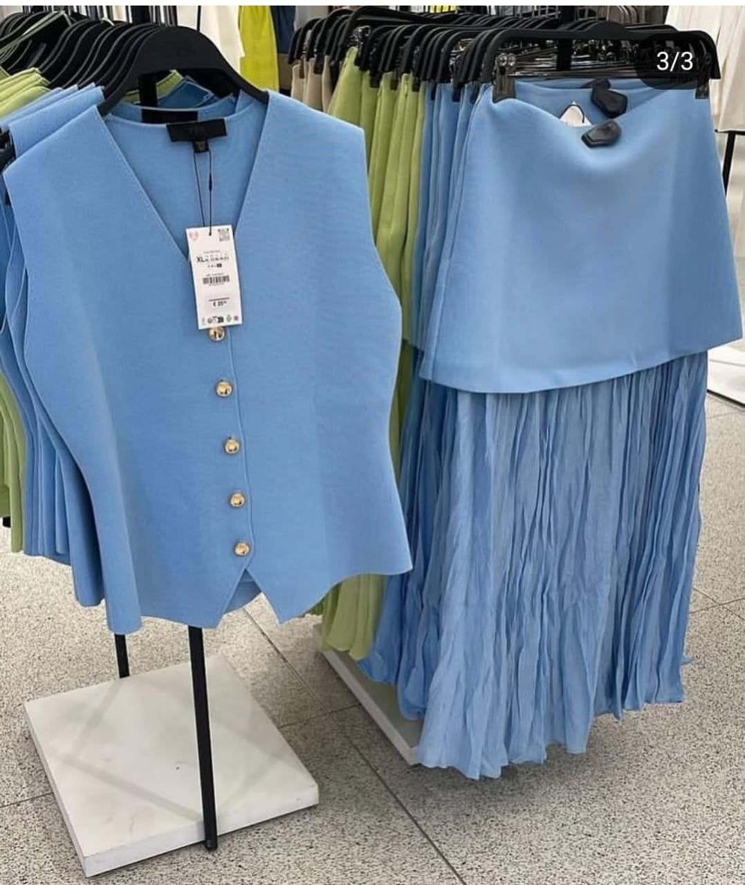 Geneo top and skirt set