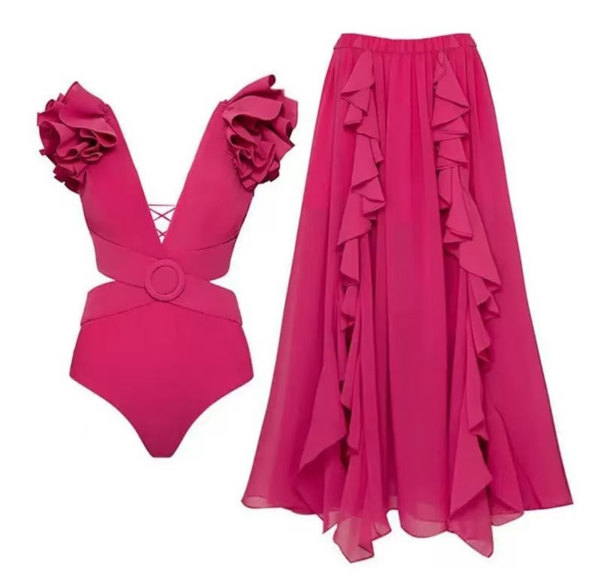 Melody swimsuit with skirt