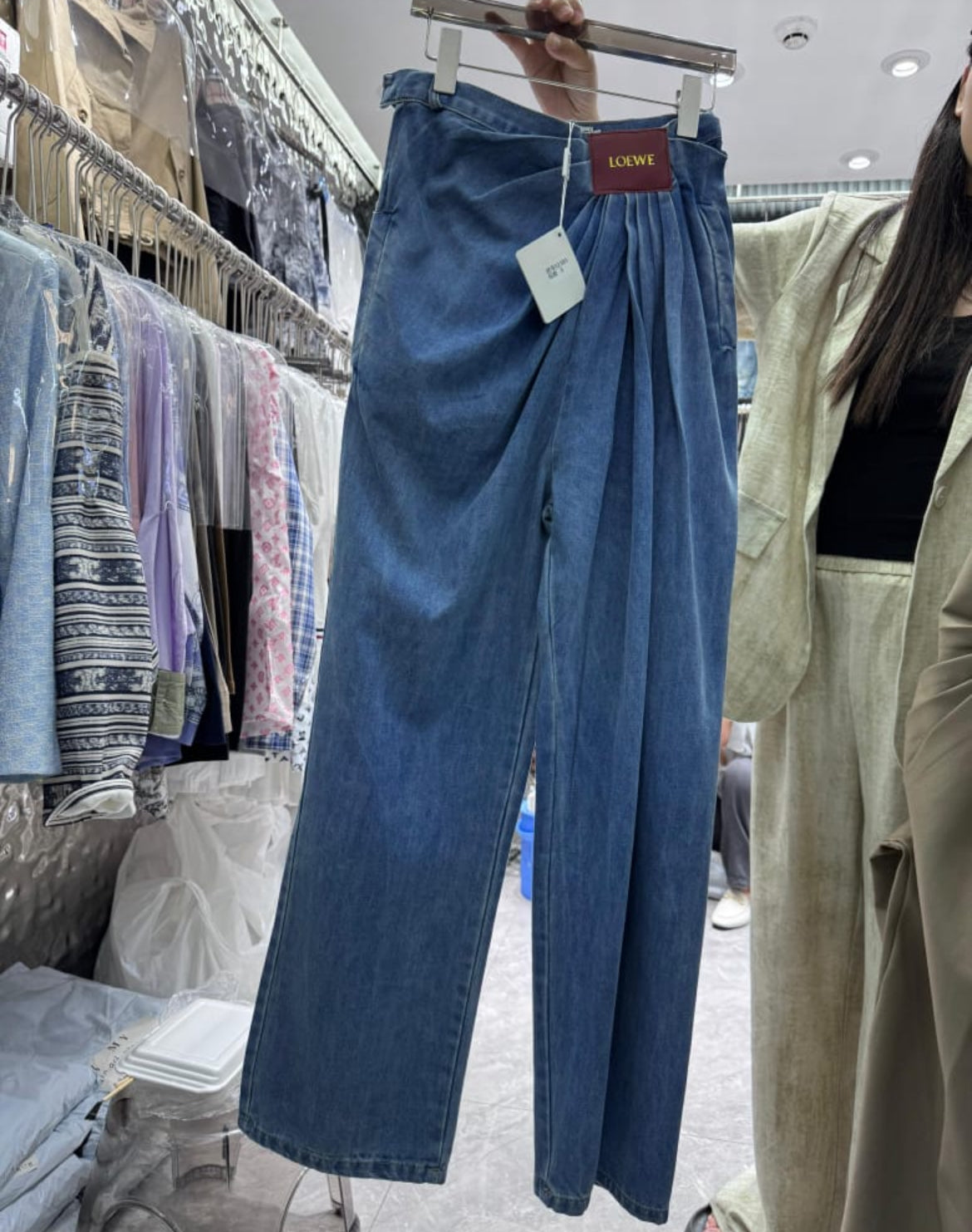 Loew denim trousers