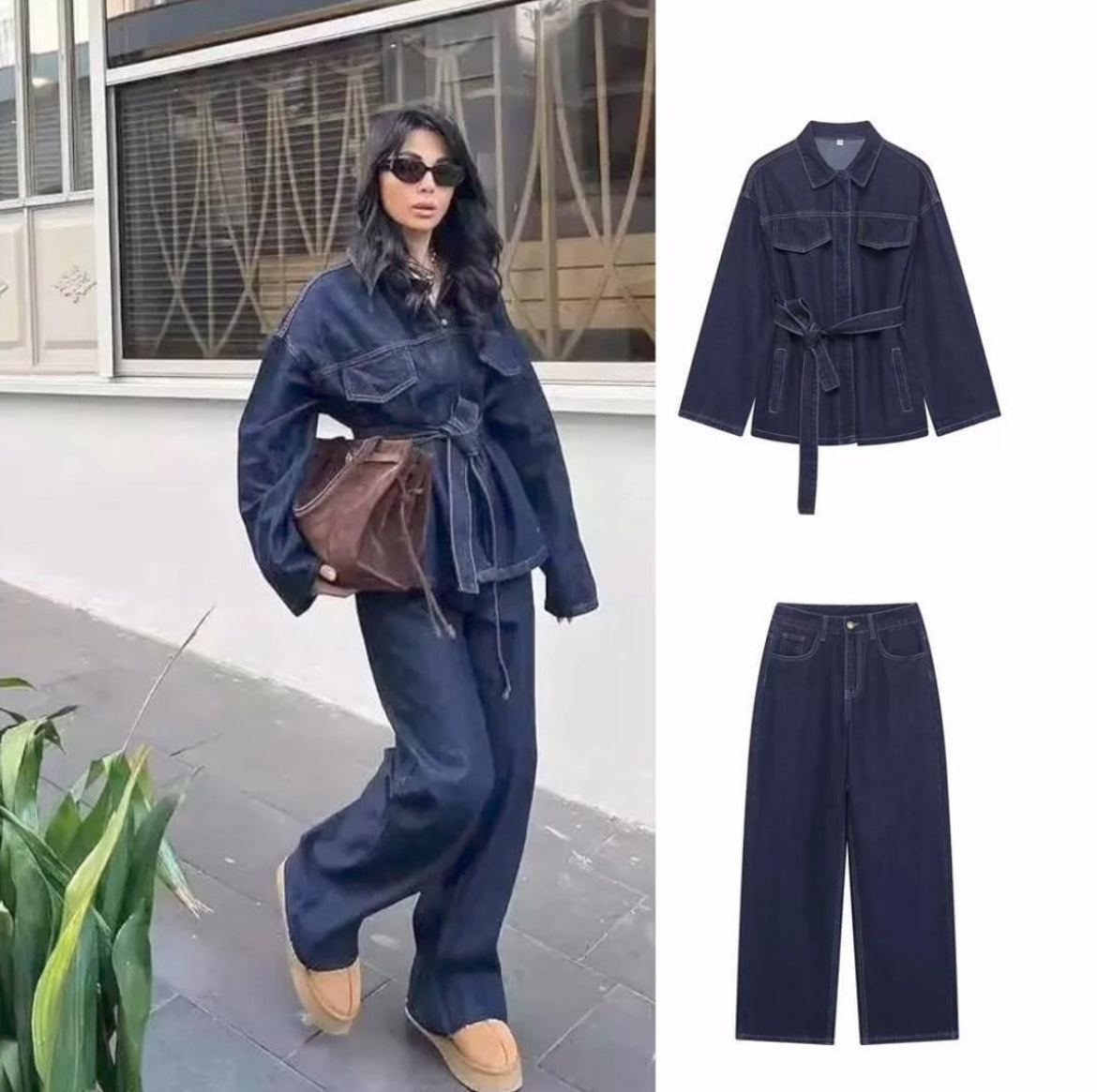 Denim knot set
