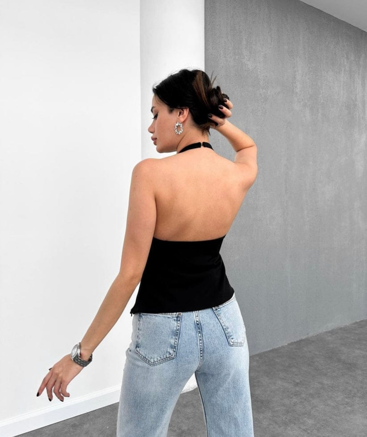 Bow halter top