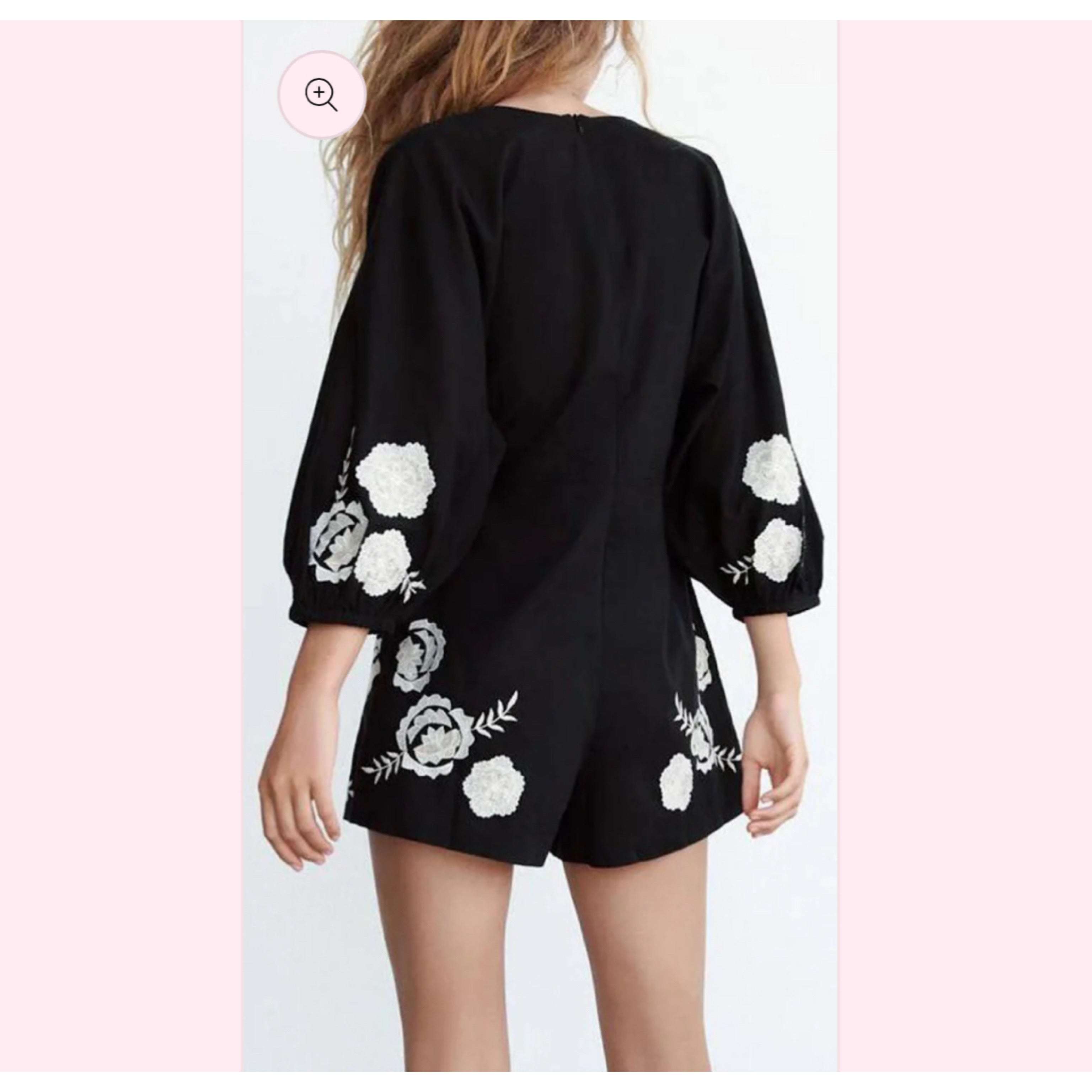 Kie embroidery romper