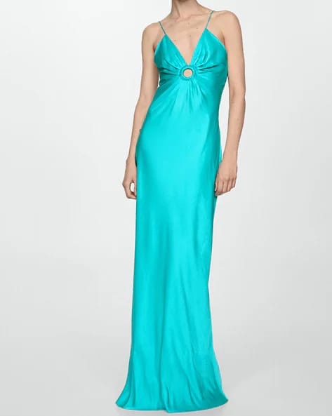 Satin long dress