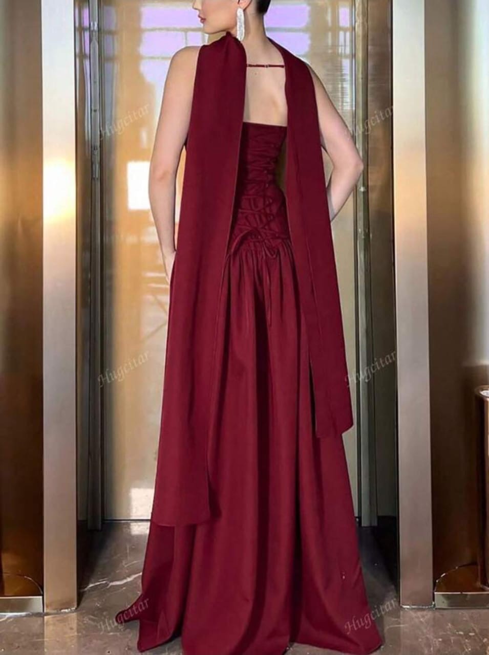 Pollie dress with scarf