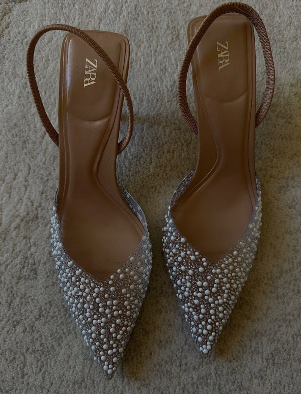 Pearl heels