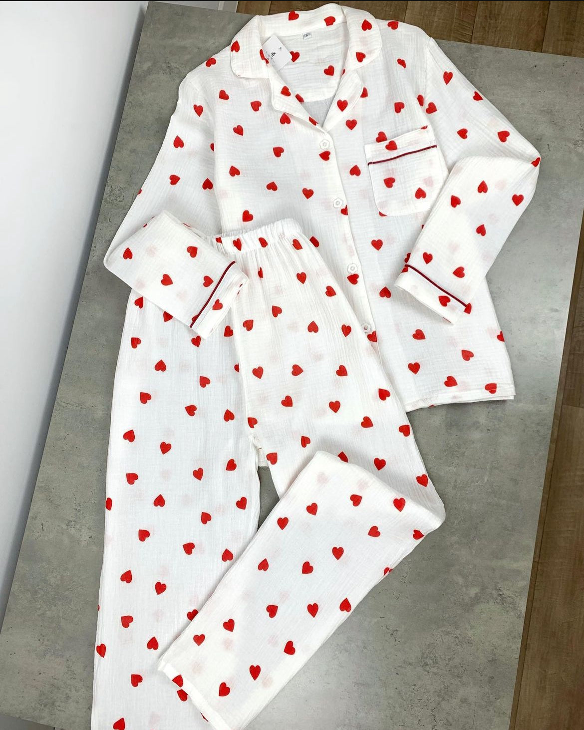 Little heart PJ set