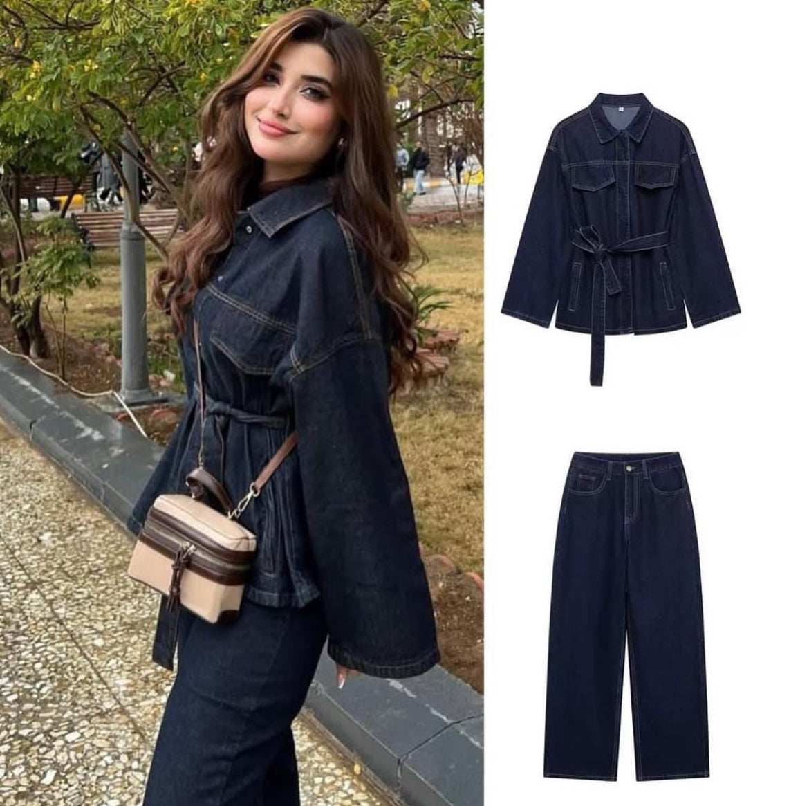Denim knot set