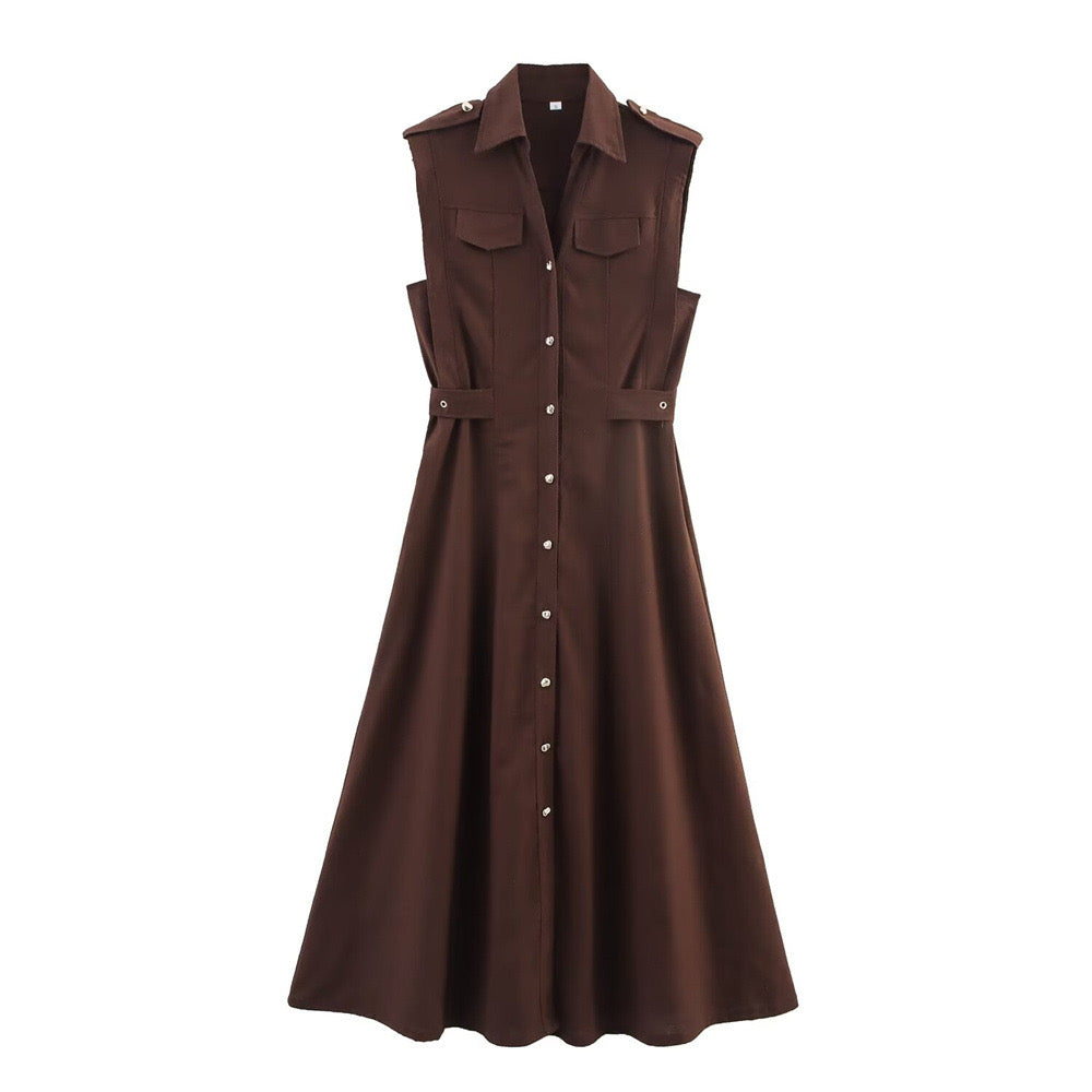 Elsie belted dress