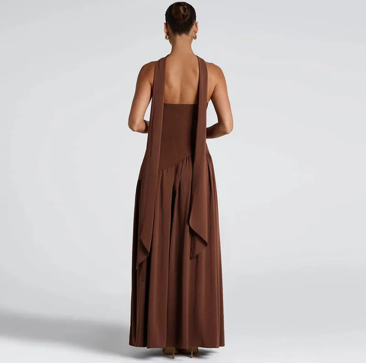 Pollie dress with scarf