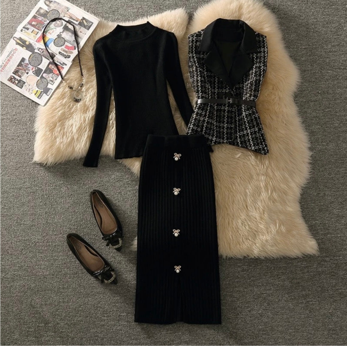 Sama woolen 3 piece set