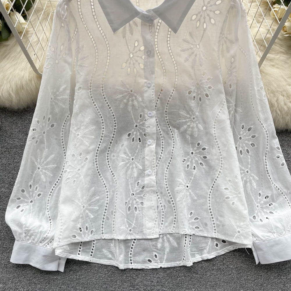 Denie cutwork top