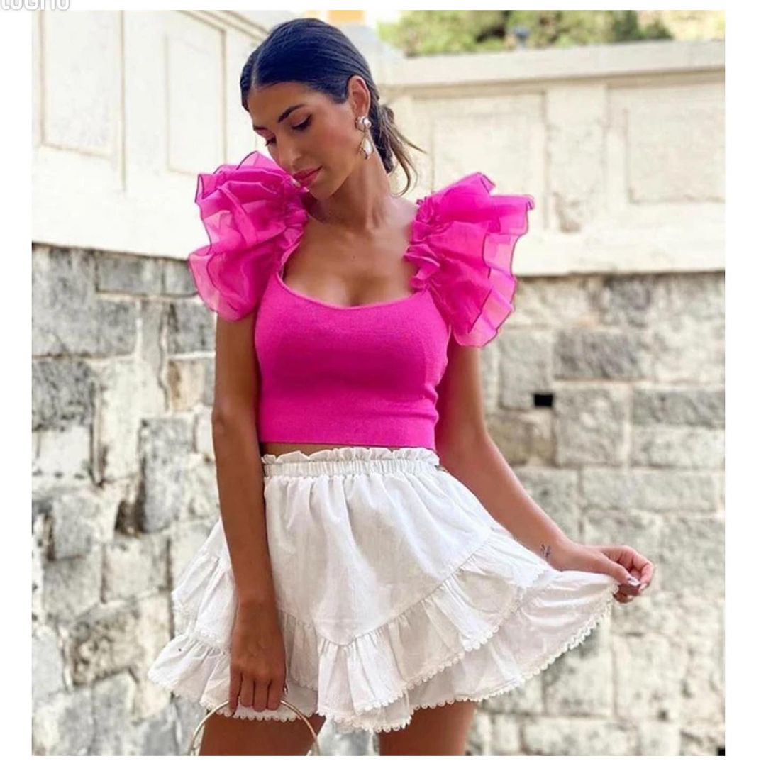 Ruffle zar top