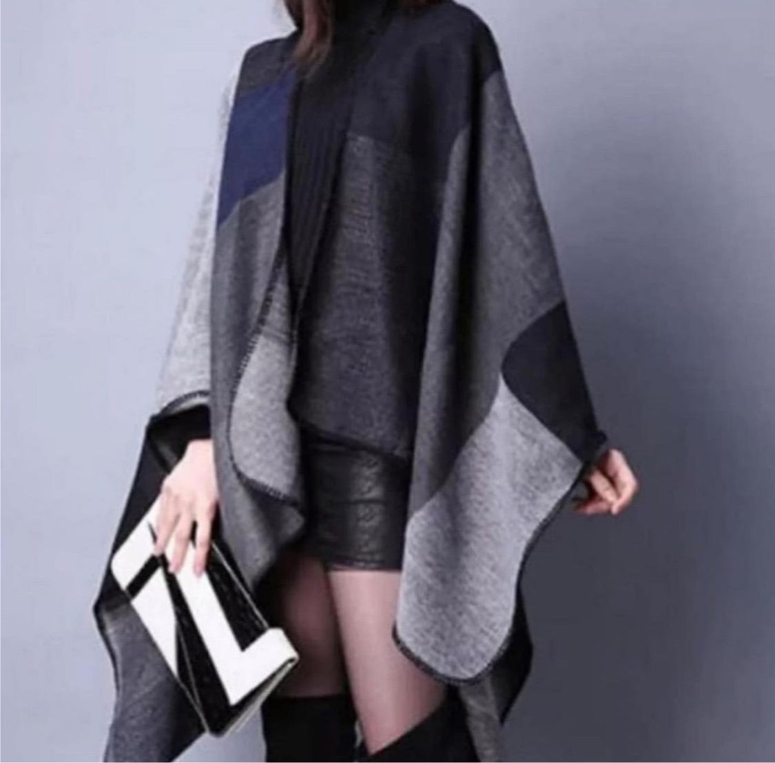 Cashmere cape