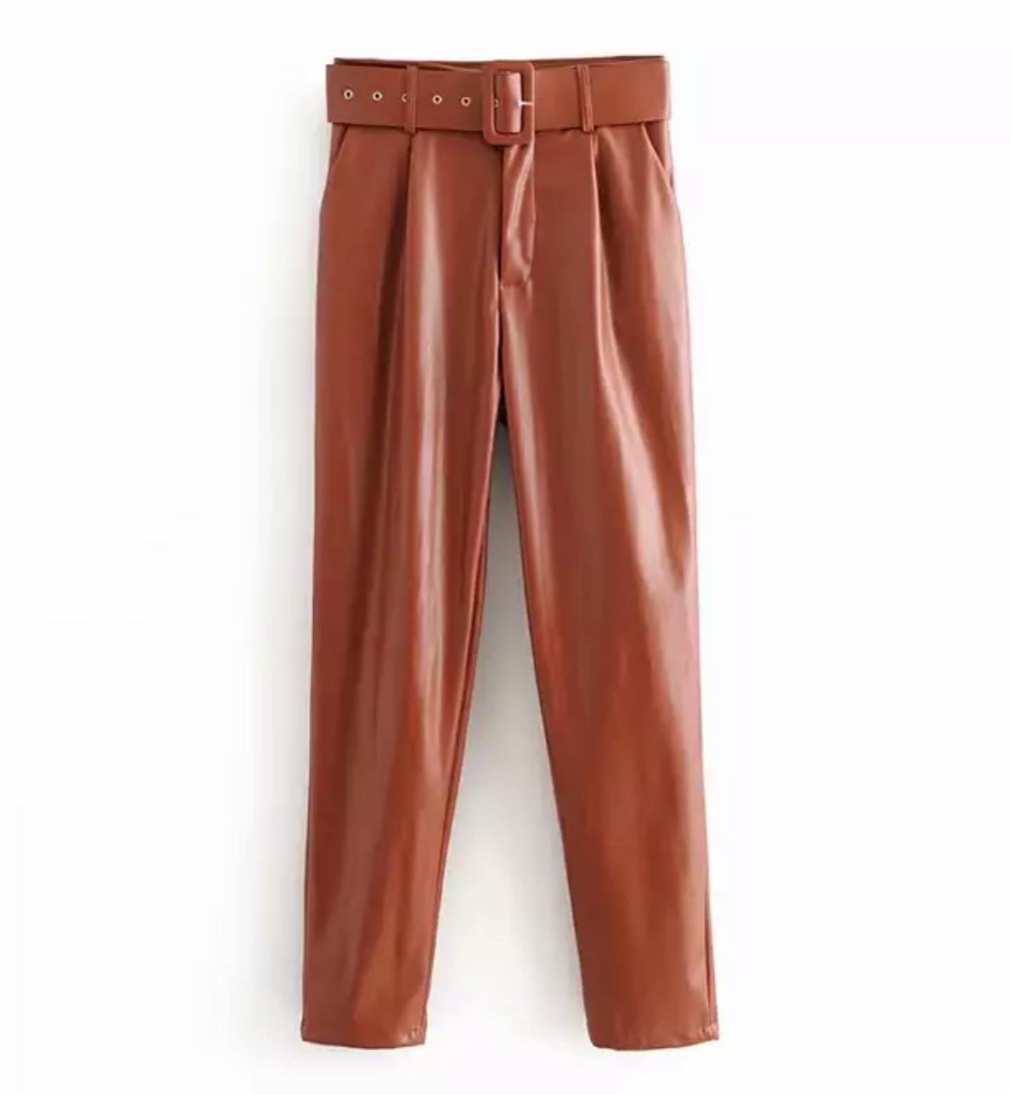Faux Leather Pants