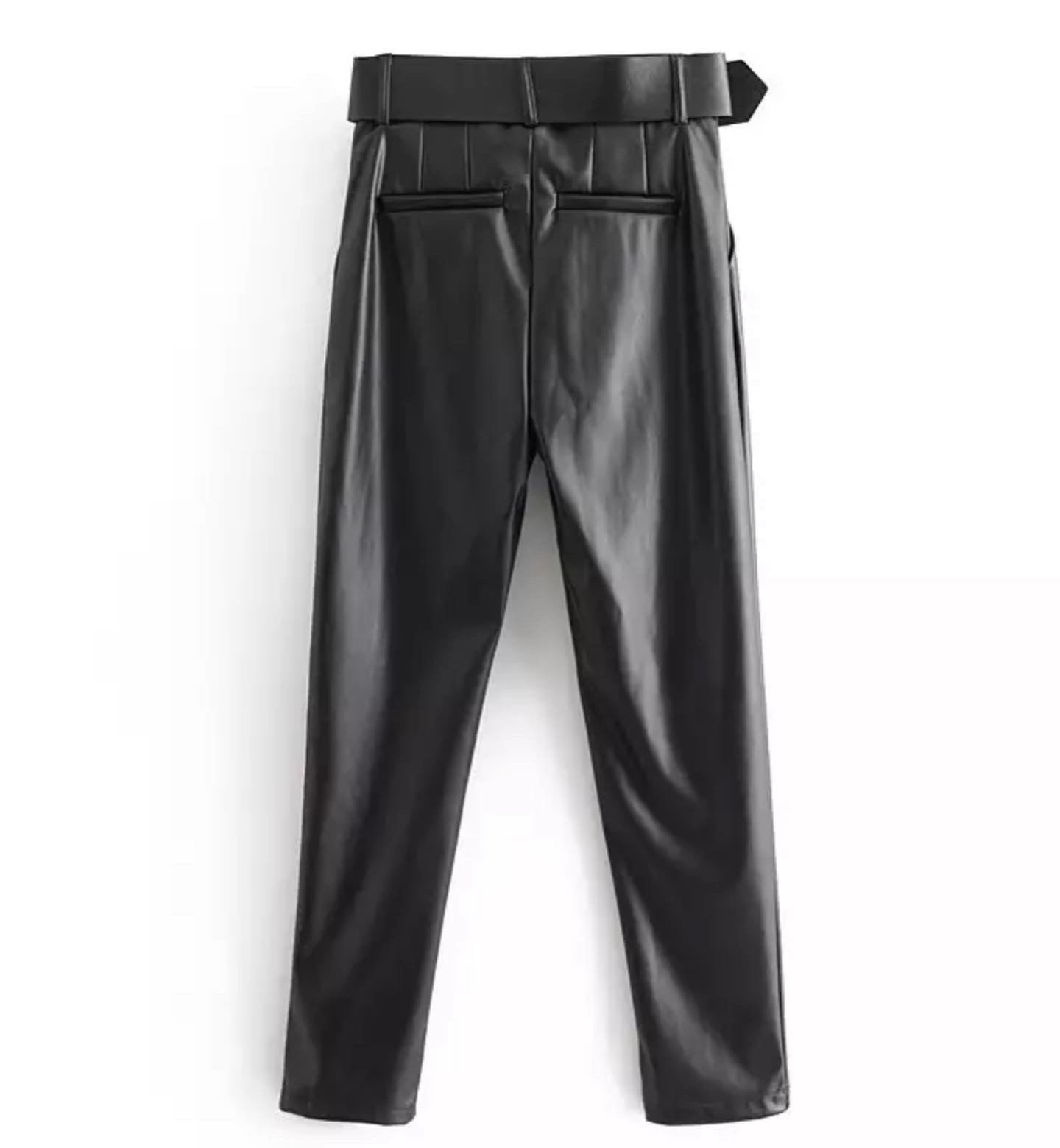 Faux Leather Pants