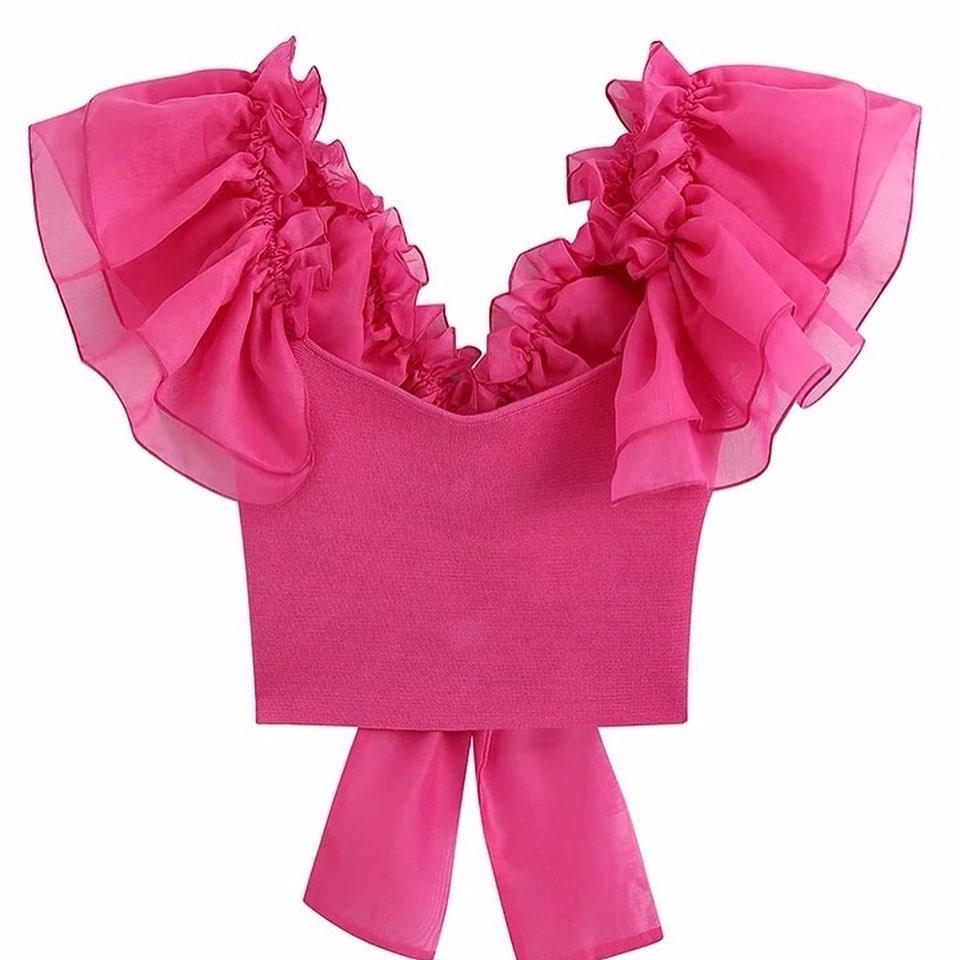 Ruffle zar top