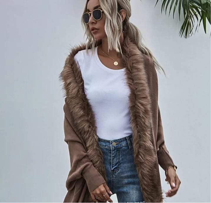 Womens deals fur shrug