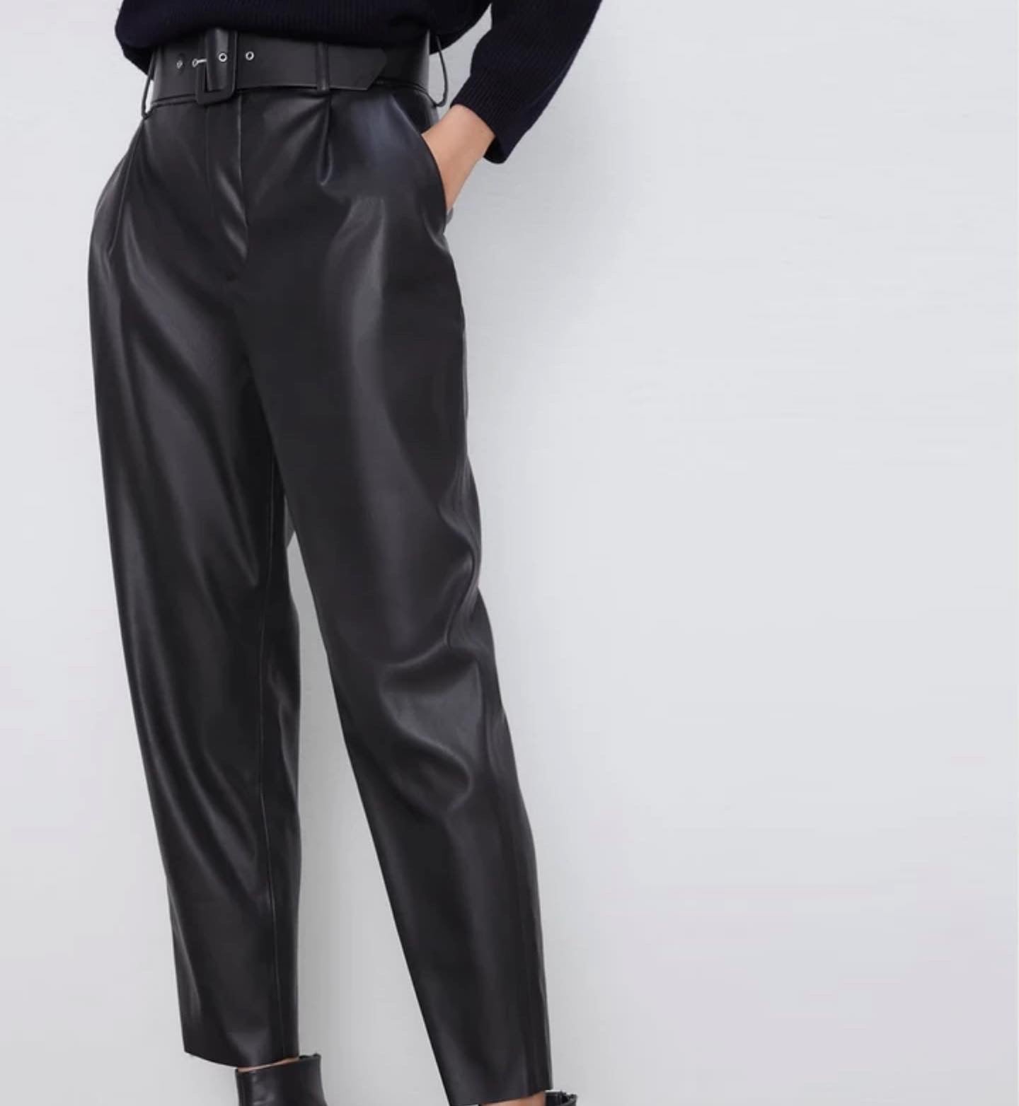 Faux Leather Pants
