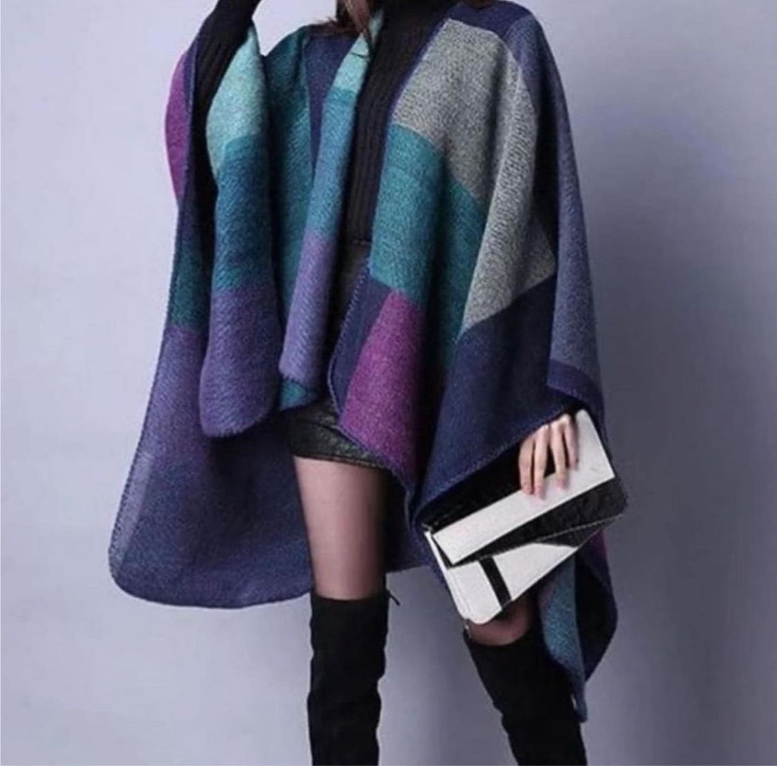 Cashmere cape