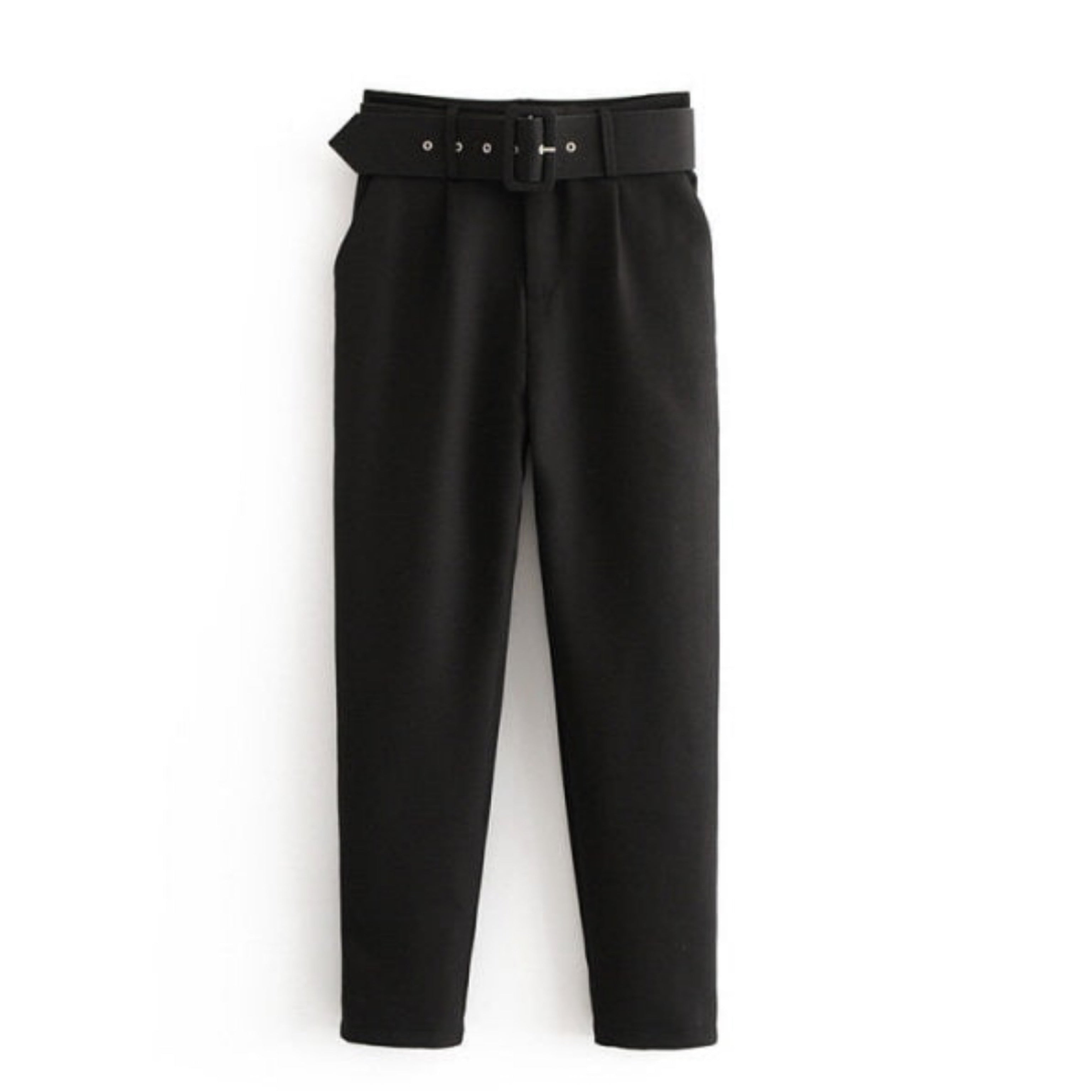 Belted trouser