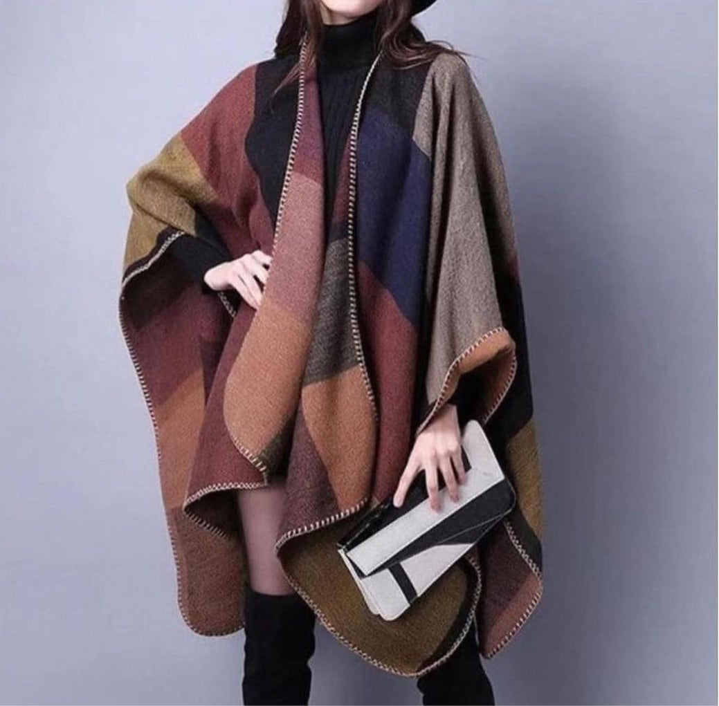 Cashmere cape