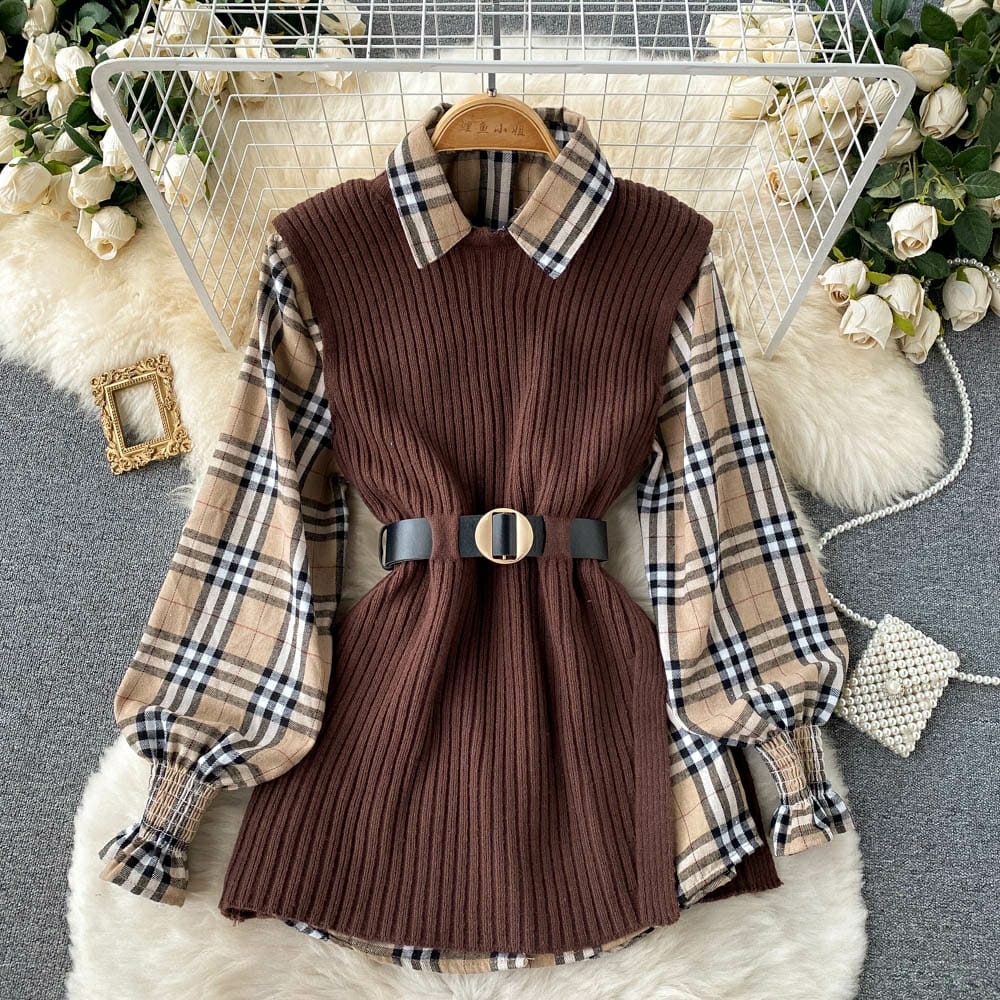 Selina plaid set