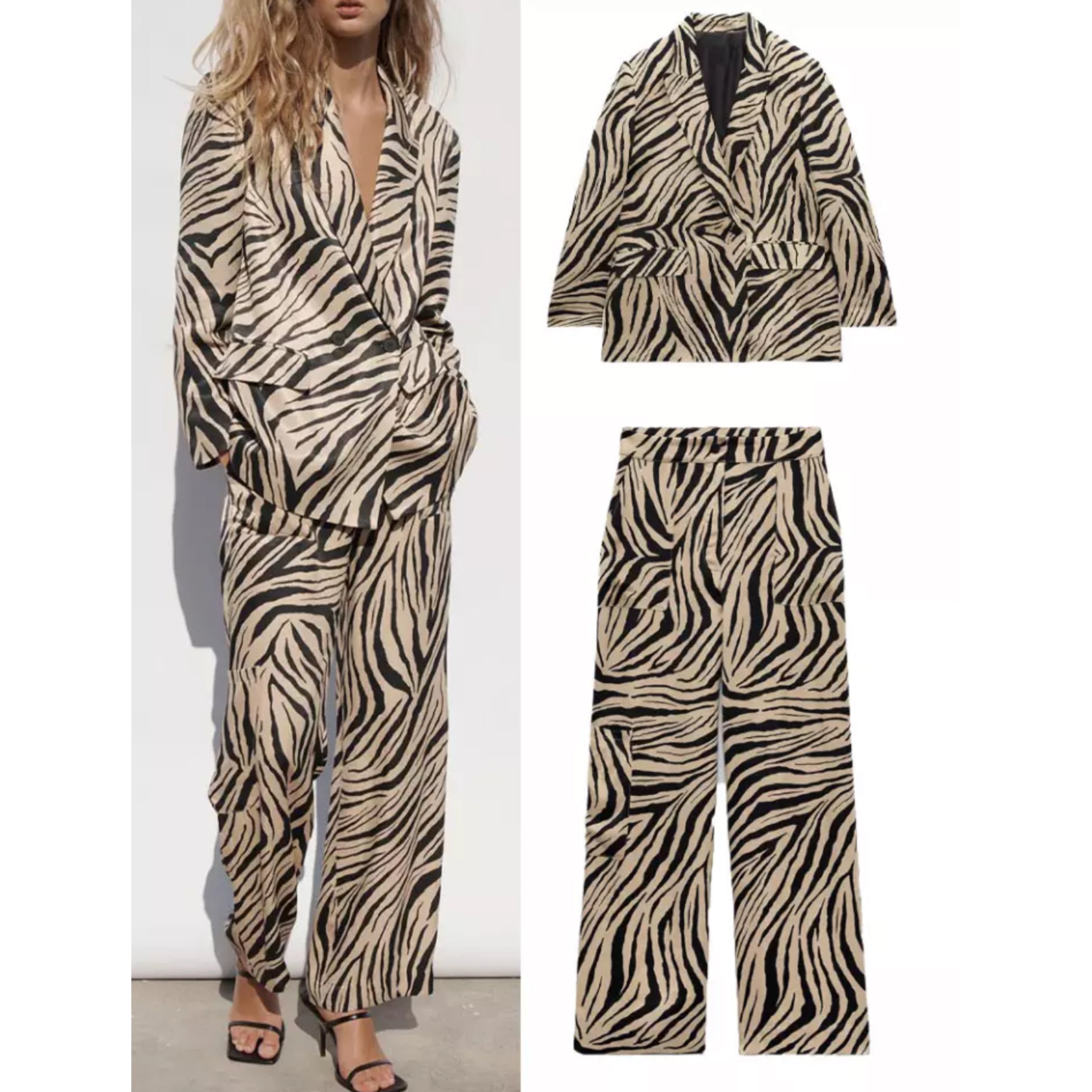 Zebra print co ord