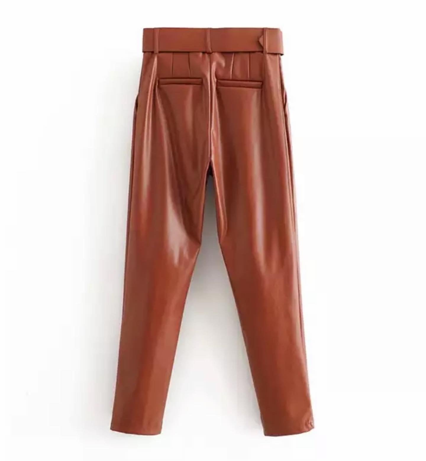 Faux Leather Pants