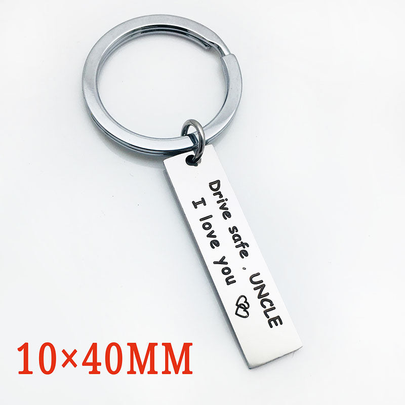 Drive safe keyring