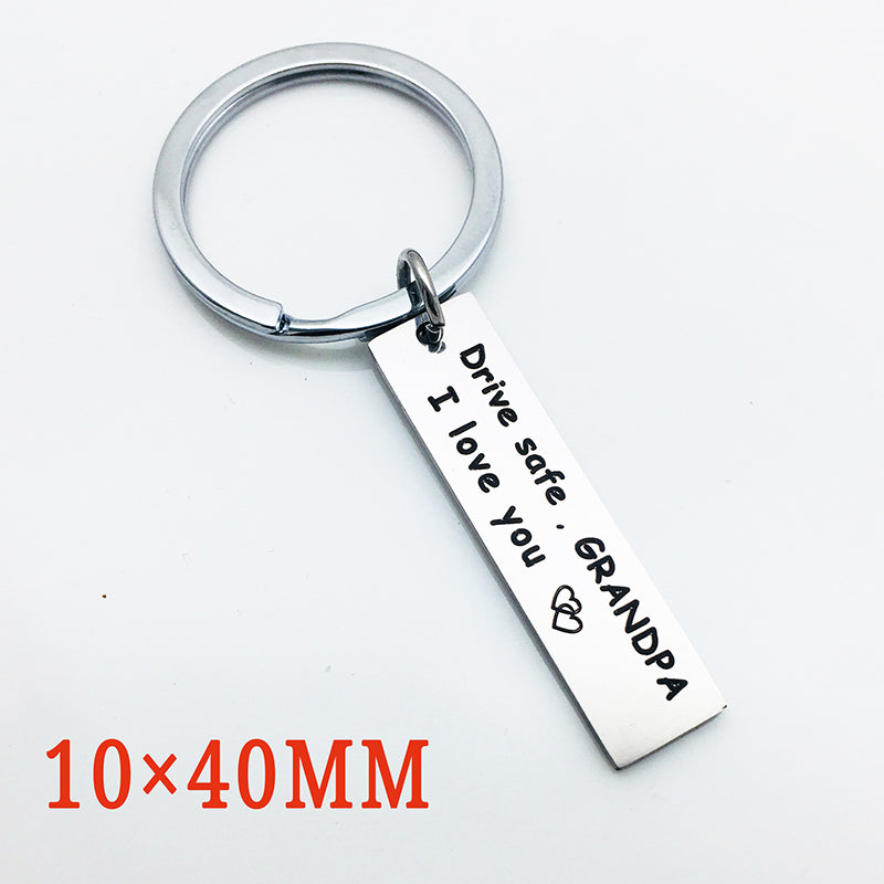 Drive safe keyring