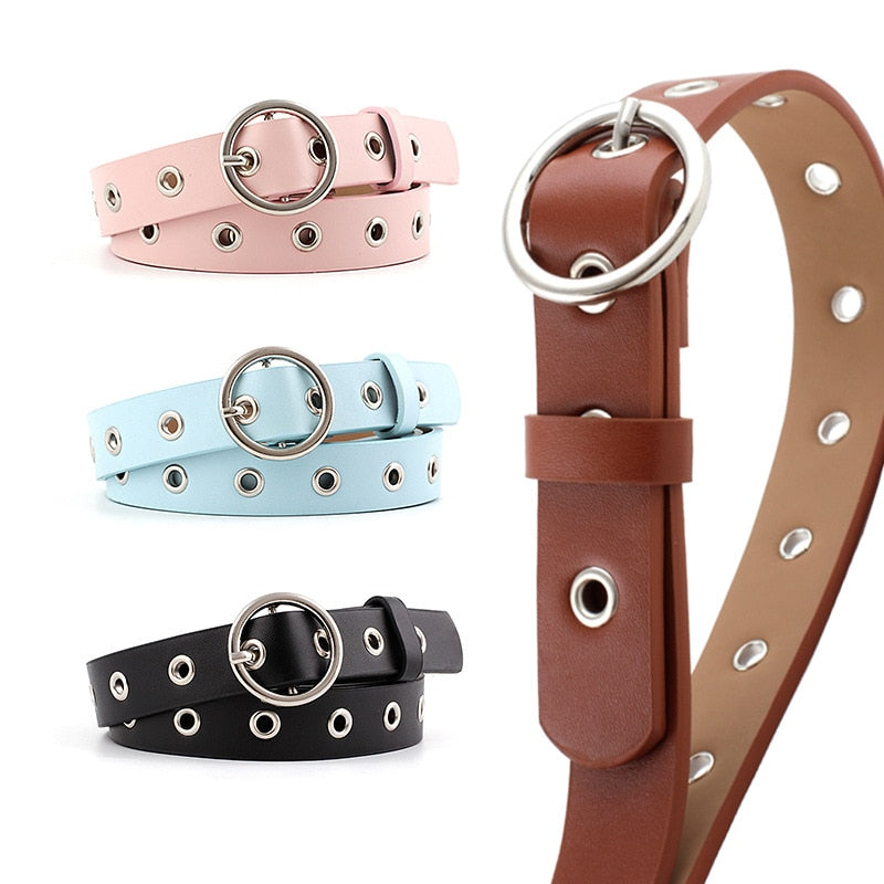 Round Buckle Belt