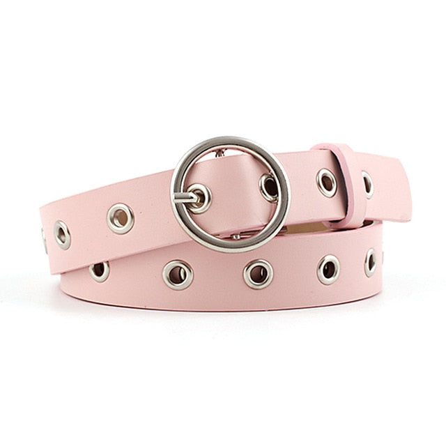 Round Buckle Belt