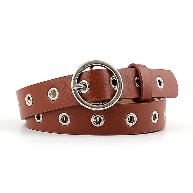 Round Buckle Belt