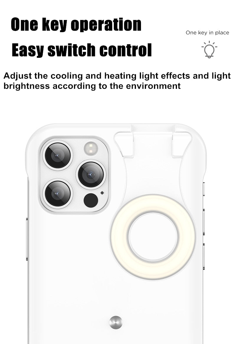 Selfie Light iPhone case